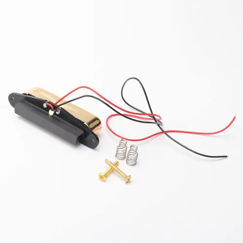 Miniatura 2 de Gold Tele cuello Pickup Pastilla para guitarra eléctrica para FD Tele Replacement Oro