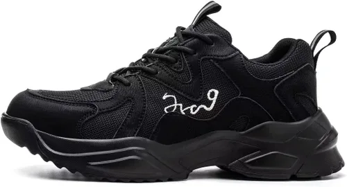 Zapatos de punta de acero para hombres y mujeres, ligeros, indestructibles, a prueba de pinchazos, cómodos zapatos de seguridad para uso industrial,