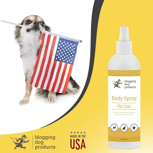 Miniatura 3 de Spray desodorizante para perros – Perfume perfumado de piña colada para perros malolientes – Spray de aseo seguro y refrescante para perros