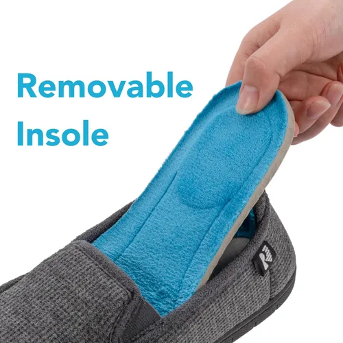 Miniatura 3 de RockDove Pantuflas con capucha de dos tonos para mujer con plantilla extraíble