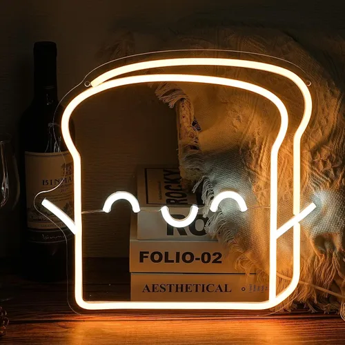 Miniatura 17 de Letrero de Neón de Té de Burbujas, Luz LED de Neón de Té Boba y Leche para Bebidas, Café, Barra de Tienda, Decoración de Pared, Arte Personalizado
