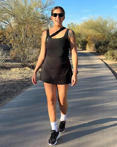 Miniatura 4 de Stelle Faldas de tenis y golf para mujer, cintura alta con bolsillos, pantalones cortos interiores para atletismo, deportes, correr, pickleball