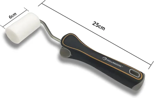 Miniatura 3 de ROLLINGDOG Rodillo de Pintura de Espuma de 2 Pulgadas - Rodillos de Pintura para Encerado en Lugares Estrechos y para Trabajos de Manualidades