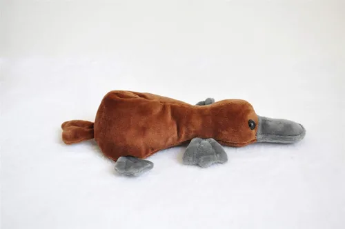Miniatura 2 de TAMMYFLYFLY Almohada de felpa suave de ornitorrinco realista de 8.6 pulgadas, Kawaii para niñas y niños, juguetes de animales de peluche con pico