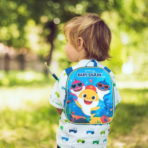 Miniatura 6 de RALME Mini mochila para niños, niñas y niños pequeños, Multi, Baby Shark