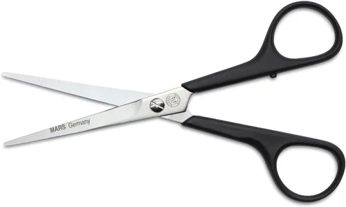 Miniatura 2 de Mars - Tijeras profesionales de acero inoxidable para peluquería, asas de nailon, 6 pulgadas de longitud