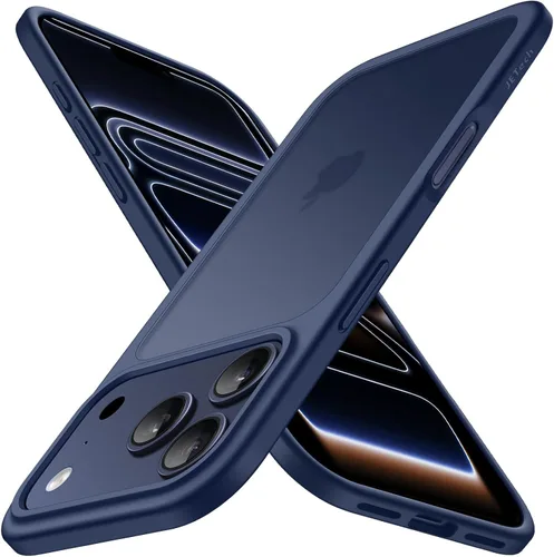 Miniatura 23 de JETech Funda mate para iPhone 17 de 6.3 pulgadas, protección contra caídas de grado militar, carcasa trasera translúcida esmerilada minimalista