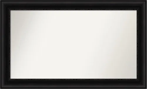 Miniatura 167 de Amanti Art Espejo personalizado, espejo de baño negro puente, espejo de pared o espejo de tocador de baño sobre el fregadero (26 x 26 pulgadas)