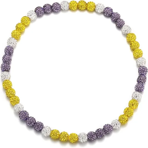 Miniatura 36 de Collar de Cadena de Béisbol con Perlas para Hombres, Regalos de Collar de Béisbol de la Colección Bling Ice para Niños, Collar de Accesorios