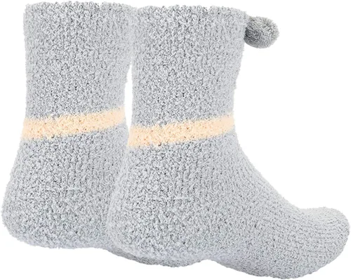 Miniatura 4 de Benefeet Sox Calcetines mullidos para hombre, calcetines divertidos y esponjosos, calcetines suaves de dibujos animados, calcetines suaves de felpa