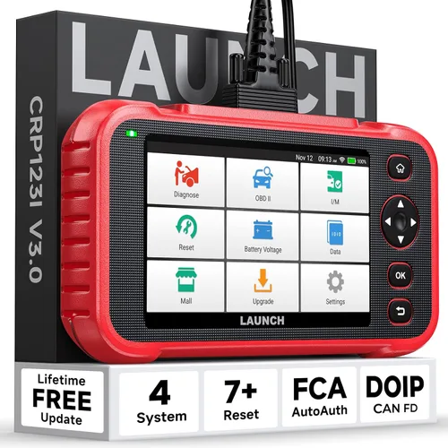 LAUNCH CRP123I V3.0 Elite OBD2 Herramienta de diagnóstico con DOIP y CAN FD, nuevo lector de código 2026 para automóviles y camiones, motor ABS SRS