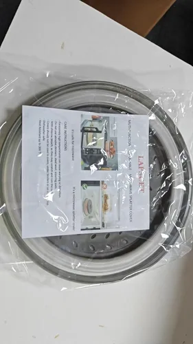 Miniatura 6 de Cubierta plegable para microondas con ventilación de vapor, apta para lavavajillas, sin BPA (gris)