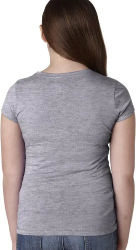 Miniatura 28 de Next Level Camiseta de punto acanalado de princesa para niñas grandes