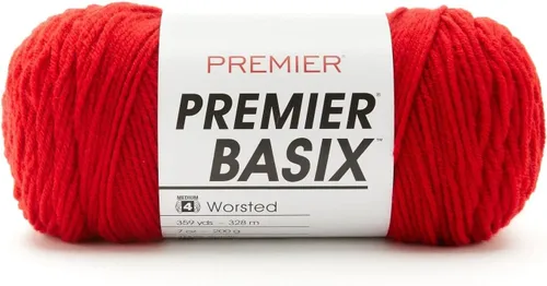 Miniatura 36 de Premier Yarns Basix, hilo de estambre sólido, hecho de acrílico, hilo ideal para ganchillo y tejer, Pecan, 359 yardas 1115-35 Pecan