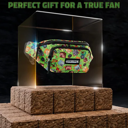 Miniatura 2 de Minecraft Riñonera para niños, riñonera para niños y niñas, bolsa de viaje para niños, bolsa de viaje para niños, mercancía de juegos, accesorios
