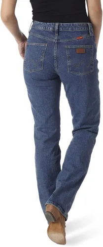 Miniatura 3 de Wrangler Jeans elásticos de tiro alto y corte vaquero para mujer