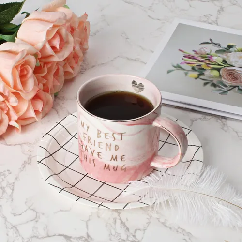 Miniatura 7 de Taza de cumpleaños con texto en inglés "Best Friend Gave Me This", divertido regalo de amistad para mujeres, mejores amigos, hermanas, ella, taza