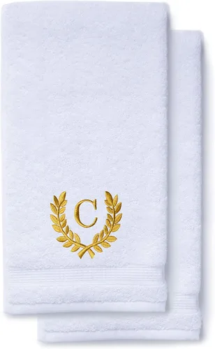 Miniatura 66 de Toallas de mano decorativas y con monograma para baño, cocina, maquillaje Regalo personalizado para boda-nupcial Toalla turca de lujo
