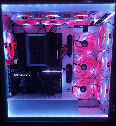 Miniatura 9 de AsiaHorse FS-9002 Pro - Ventilador de carcasa RGB de 4.724 in, 26 LED ARGB y bucles LED dobles Lingting, ventilador de caja Pwm de 800-1800rpm