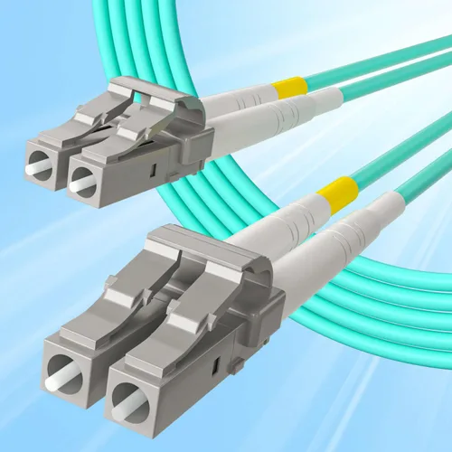 Miniatura 10 de 10Gtek Cable de conexión de fibra – LC a LC OM3 10Gb/Gigabit multimodo puente dúplex 50/125μm LSZH cable de fibra óptica para transceptor SFP