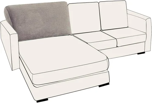 Miniatura 82 de UNBBRRL Fundas de cojín de asiento para sofá, elásticas, funda de cojín individual para sofá, fundas de cojín para sofá, fundas de héroe protegen
