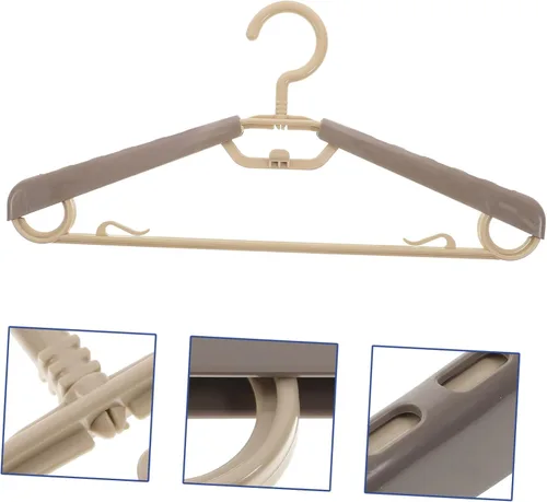Miniatura 3 de Cabilock Perchas de traje para hombre, 10 perchas extra anchas sin golpes de 16 a 23 pulgadas, ahorro de espacio, resistentes para organizador