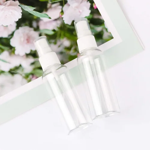 Miniatura 7 de TRENDBOX Paquete de 12 botellas vacías de plástico transparente de niebla fina de 2.0 fl oz (2 oz)