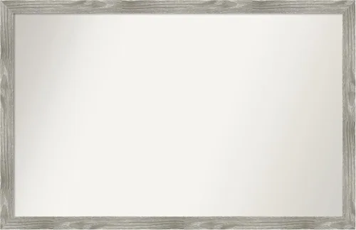 Miniatura 312 de Amanti Art Espejo personalizado, espejo de baño gris plomo a rayas, espejo de pared o espejo de tocador de baño sobre el fregadero