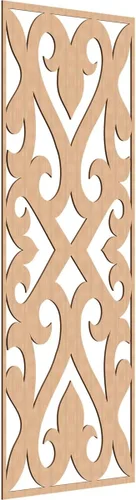 Miniatura 86 de Keene Paneles de pared decorativos de madera con calado, 9 3/8 pulgadas de ancho x 24 3/8 pulgadas de alto x 1/4 de alto, abedul