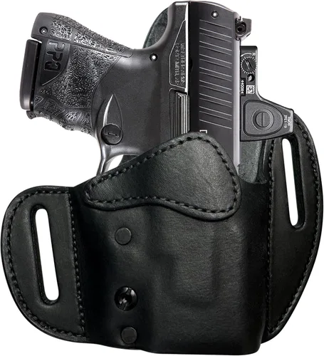 Miniatura 37 de Urban Carry LockLeather OWB RMR/RDS - Funda segura y cómoda de cuero/polímero híbrido para una ocultación óptima Diestro Compatible con una