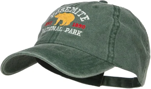 Miniatura 2 de Gorra lavada bordada del Parque Nacional de Yosemite