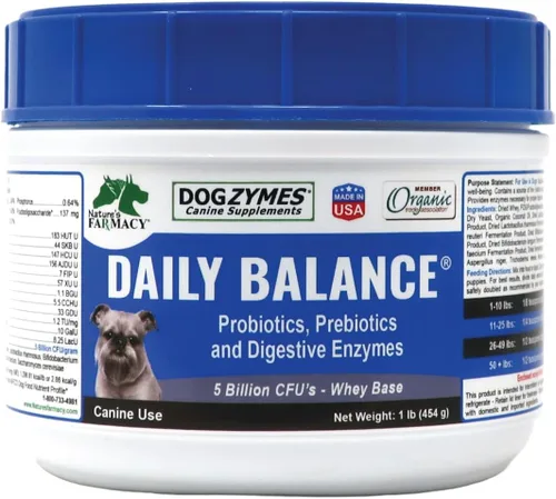 Miniatura 9 de DOGZYMES Potenciador digestivo en polvo soluble para perros (8 onzas)