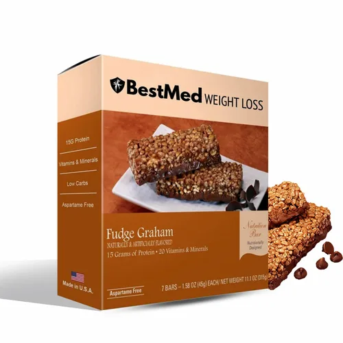 Miniatura 8 de BestMed - Barra de proteínas – 0.55 onzas de proteína, baja en carbohidratos, baja en azúcar, alta fibra, baja en calorías, barra nutricional