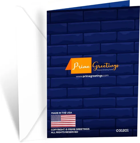 Miniatura 4 de Tarjeta de cumpleaños de Prime Greetings para yerno, fabricada en Estados Unidos, ecológica, cartulina gruesa con sobre premium 5in x 7.75in