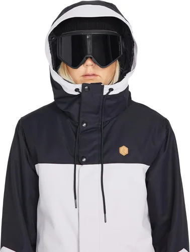 Miniatura 6 de Volcom Chaqueta con capucha Bolt para mujer, con aislamiento para snowboard y esquí, Negro
