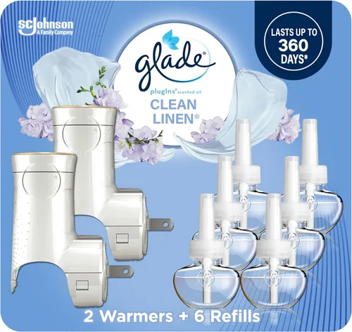 Miniatura 14 de Glade PlugIns - Kit de iniciación de ambientador, aceites esenciales y perfumados para el hogar y el baño, manzana y canela, 4.02 onzas líquidas, 2