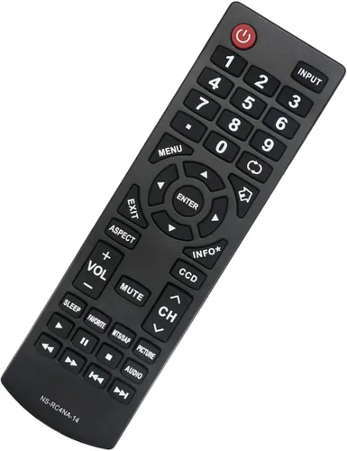 GHUST NS-RC4NA-14 - Mando a distancia universal para Insignia TV NS-50D40SNA14 NS-50D550NA15 NS-50E440NA14 NS-50L440NA14 NS-55D440NA14