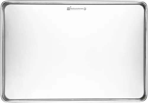 Miniatura 10 de Restaurantware Met Lux - Sartén industrial para hornear de 26 x 18 pulgadas, 1 sartén de panadería de tamaño completo, bordes con bordes que