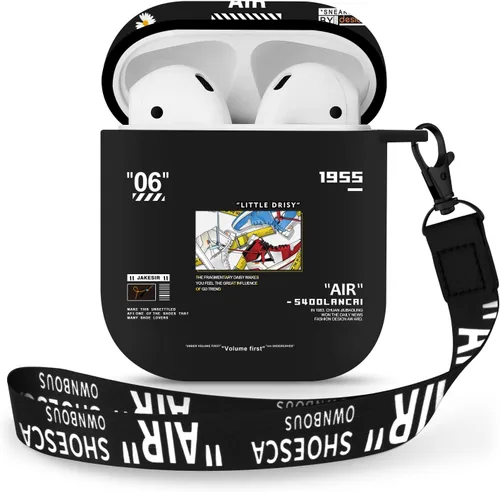 Miniatura 25 de Gedicht Funda para Airpods Pro, lindo patrón de zapatos rojos frescos TPU suave fundas para Airpods Pro funda 1ª generación, a prueba de golpes