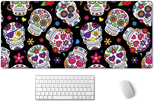 Miniatura 11 de SSOIU ArtSo - Alfombrilla de mouse extendida para juegos XXL, alfombrilla larga para teclado, decoración de escritorio, base de goma antideslizante