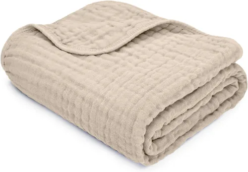 Miniatura 26 de Comfy Cubs - Manta de muselina para bebés, recién nacidos y niños pequeños, 6 capas algodón suave ligero, grande 40 x 40 pulgadas, transpirable