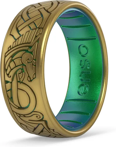 Miniatura 7 de Enso Rings Colección Lord of the Rings - Anillos de silicona cómodos - Anillos Rohan, Elven y Hobbit
