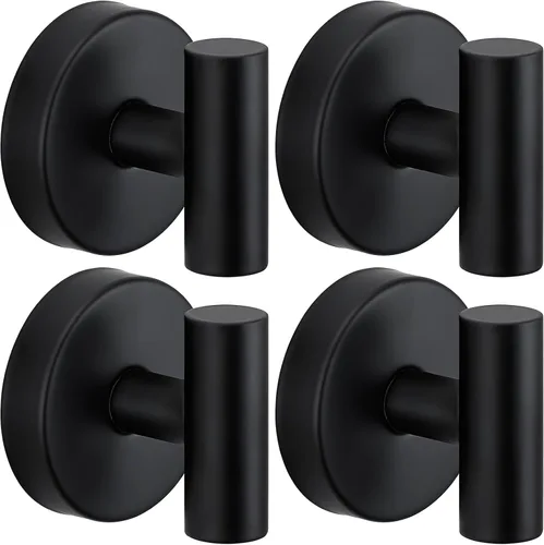 Miniatura 14 de Ganchos de ventosa para ducha - Ganchos reutilizables para baño para toallas, batas y lofa - Montaje sin taladro en cocina, paredes, metal, vidrio