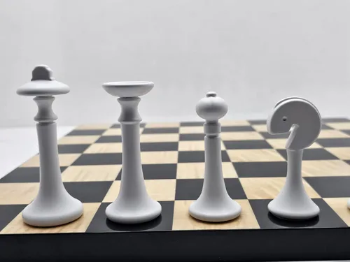 Miniatura 8 de Juego de ajedrez grande de 15.7 pulgadas con piezas de ajedrez ponderadas de aleación de zinc de alto polímero, juegos de ajedrez para adultos