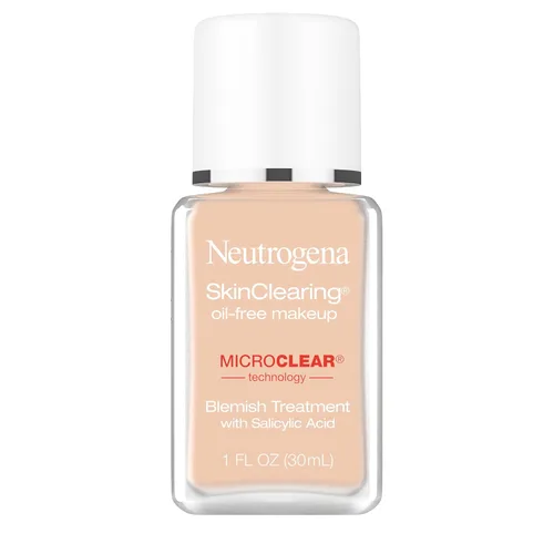 Miniatura 19 de Neutrogena SkinClearing - Base líquida sin aceite para combatir el acné y las imperfecciones, con medicamento para el acné de ácido salicílico al 40