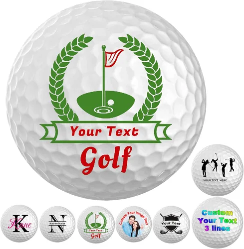 Miniatura 19 de Pelotas de golf personalizadas con logotipo de nombre de imagen para hombres y mujeres, puedes personalizar padrinos de boda únicos, regalo