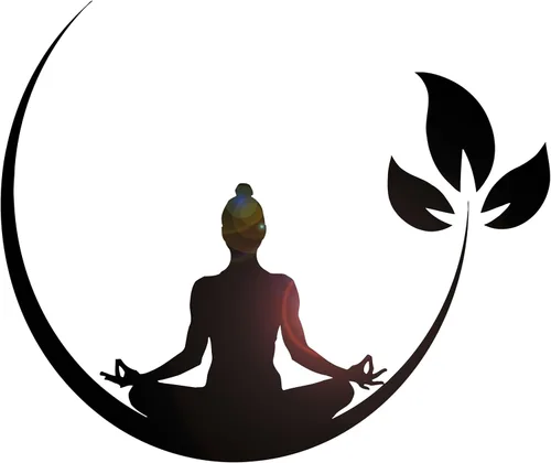 Vinilo adhesivo de pared para sala de yoga, silueta de Buda, sala de meditación, meditación budista, hogar, decoración de estudio zen, arte Marrón