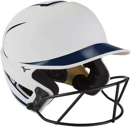 Miniatura 14 de Mizuno Casco de bateo de sóftbol F6 Fastpitch para adultos con máscara