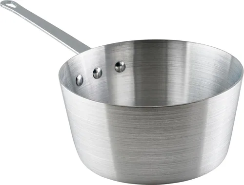 Miniatura 12 de Winco Sartén profesional de aluminio cónico de alta resistencia, 3mm, 4.25 cuartos de galón