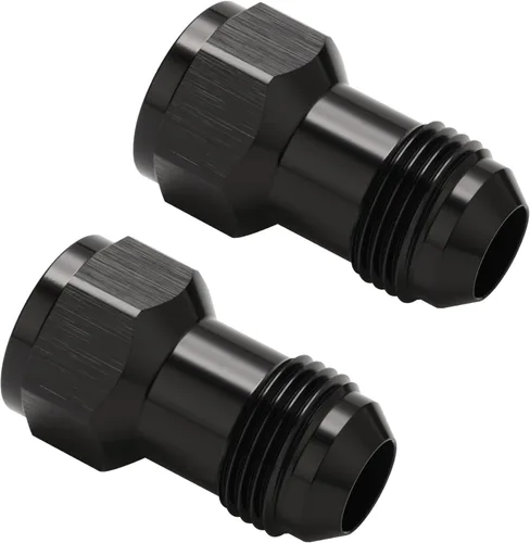 Miniatura 9 de 12AN Female Flare to 12AN Male Flare Extension Fitting Adapter Straight Aluminum Black Negro